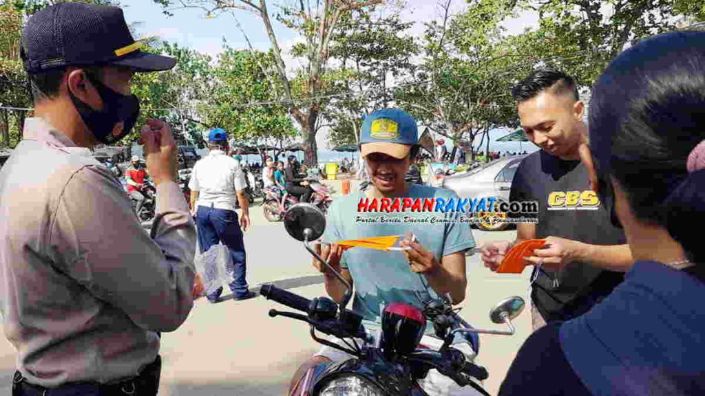 Operasi Masker Di Pantai Pangandaran Pelanggar Bakal Diberi Sanksi Ini