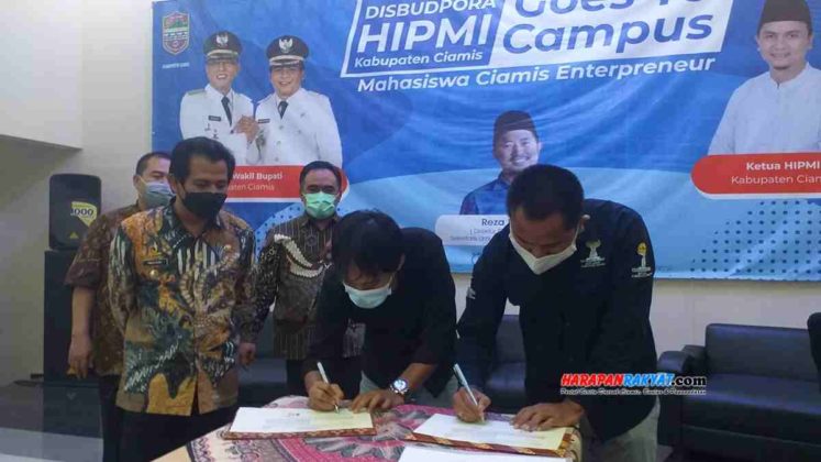 Bantu Promosi Produk Pengusaha HIPMI Ciamis Kerjasama Dengan Harapan