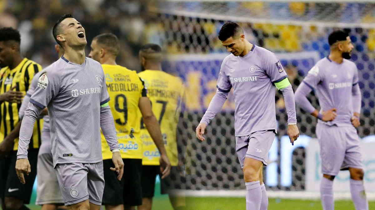 Al Ittihad Vs Al Nassr Cristiano Ronaldo Cs Kalah Telak 1 3