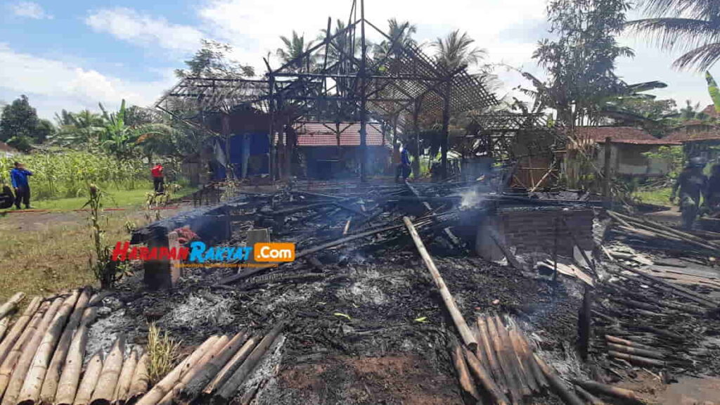 Yayasan GSN Kota Banjar Hangus Dilahap Si Jago Merah Dibakar Orang