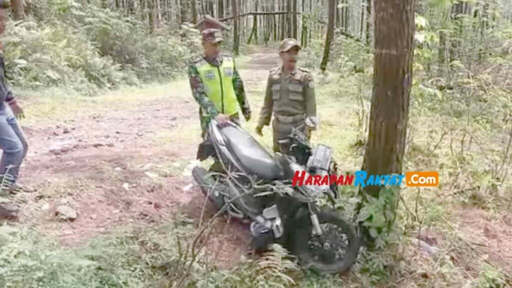 Matikan Mesin Motor Di Jalanan Menurun Wisatawan Gunung Galunggung