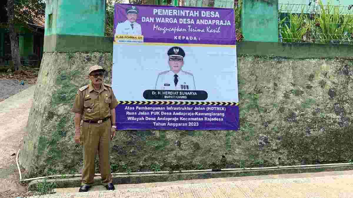 Jalan Rusak Puluhan Tahun Kini Mulus Warga Andapraja Terima Kasih