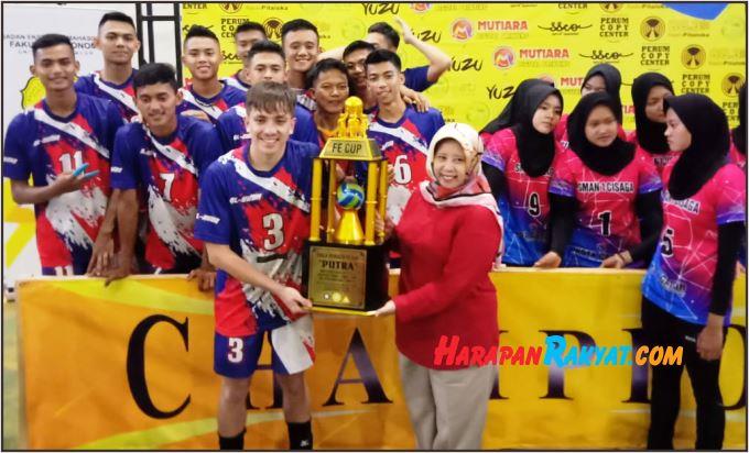 Invitasi Bola Volly FE CUP XVIII Berhasil Digelar, Ini Juaranya!