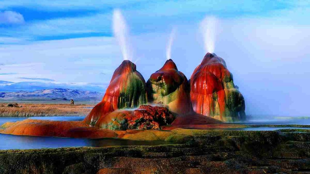 Fly Geyser, Nevada, Amerika Serikat. Photo : Net/Ist.