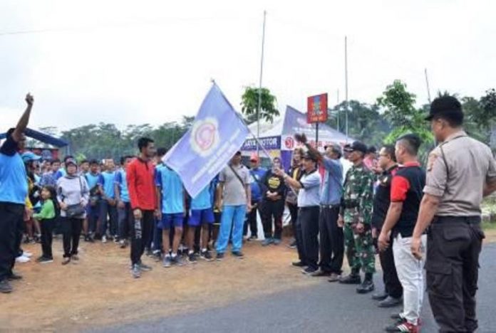 Karang Taruna Suralaksana Cileungsir Ciamis Gelar Jalan Sehat