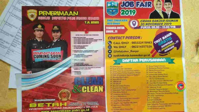 pamflet Job Fair 2019