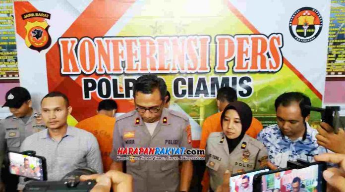 Polres Ciamis Bekuk Tiga Pelaku Tambang Ilegal