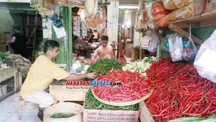 Harga Cabai di Pasar Kota Banjar