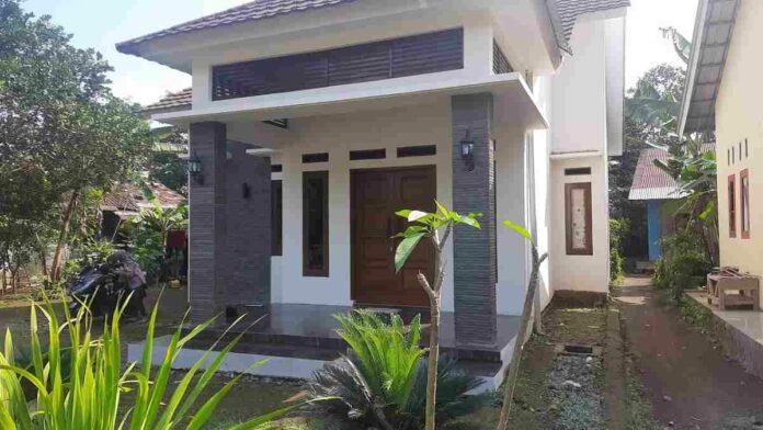 Rumah Minimalis Tiang Batu Alam Menarik dari Segi Eksteriornya