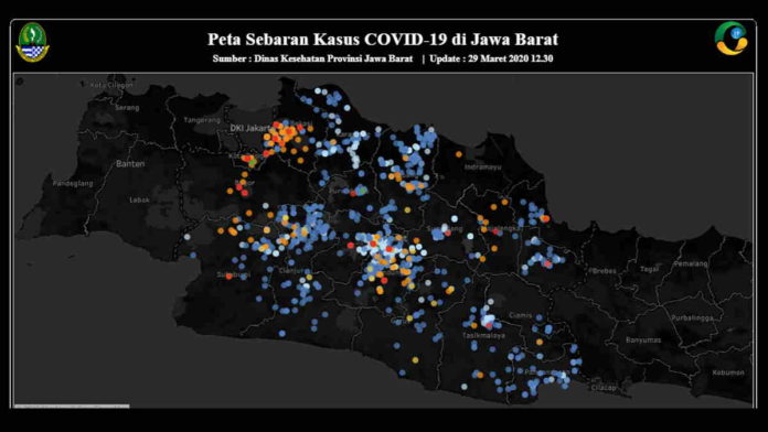 Jumlah Kasus Virus Corona di Jabar