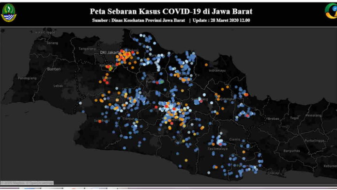 Jumlah Kasus Covid-19 di Jabar