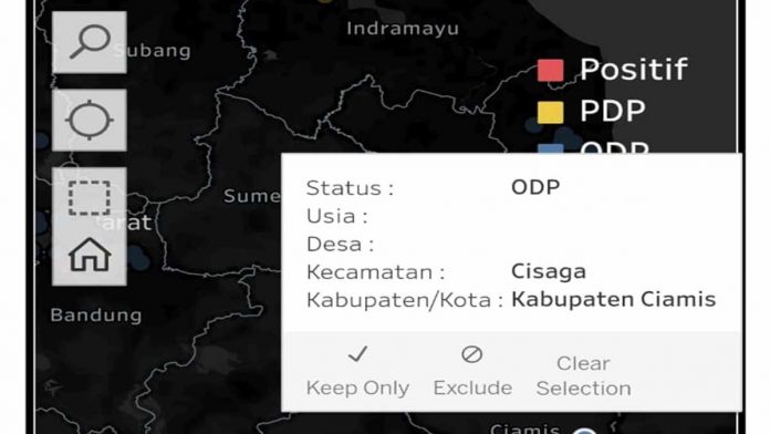 Orang Dalam Pemantauan Corona di Ciamis