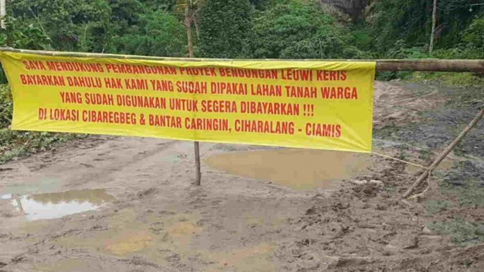 Tak Kunjung Dibayar, Pemilik Lahan Terdampak Bendungan Leuwi Keris Ciamis Hari Ini Gelar Aksi