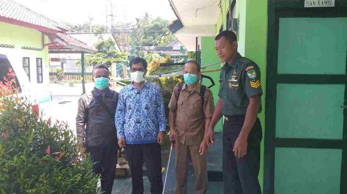 Upaya Promotif & Preventif, PKM Cimaragas Ciamis Lakukan Penyemprotan Disinfektan