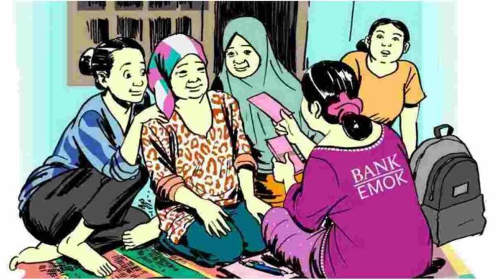 Ilustrasi Bank Emok