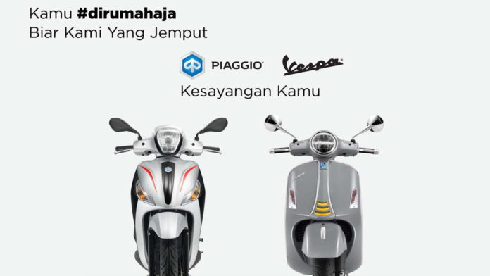 Motor Vespa Piaggio Bisa Servis #DirumahAja