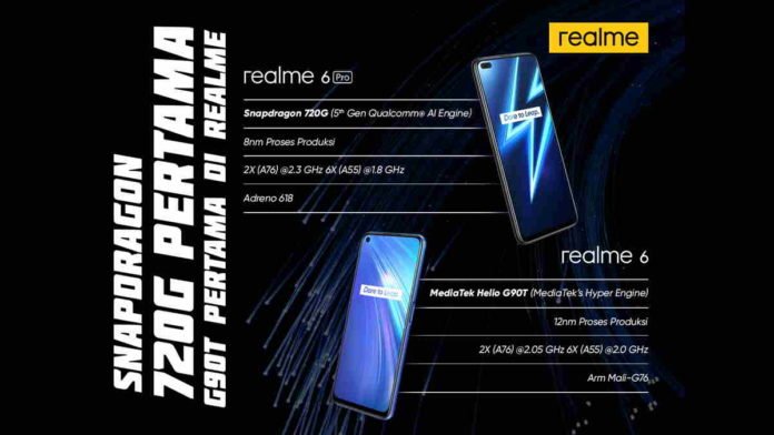 Realme 6 Pro Pertama di Dunia Pakai Snapdragon 720G