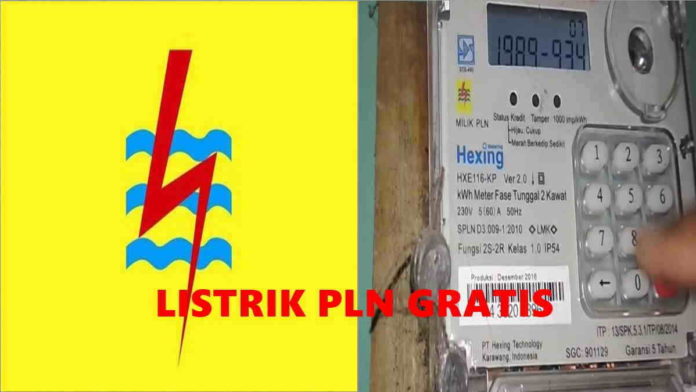 Cara Dapat Listrik Gratis PLN Bulan Mei 2020