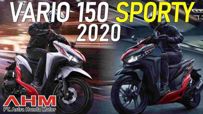 Honda Vario 150 Sporty 2020 dengan Skema Warna Khas Anak Muda