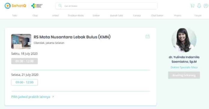 Booking Dokter Lebih Mudah Lewat Aplikasi SehatQ