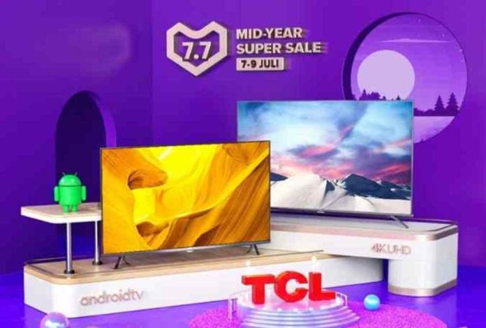 Diskon Produk TV TCL di Lazada Mid Year Super Sale