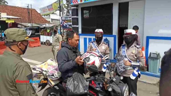 Razia Masker di Tasikmalaya