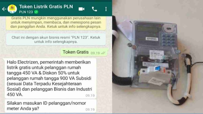 Token Listrik Gratis Bulan Juli 2020