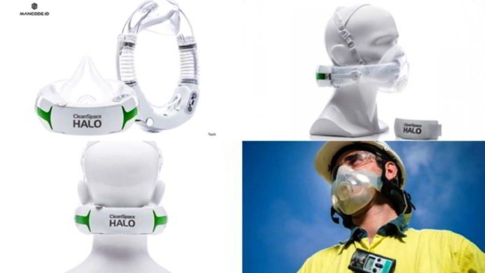 Masker canggih CleanSpcae Halo. Foto: Net/Ist.