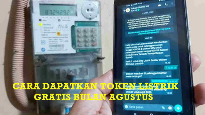 Token Listrik Gratis Agustus, Login www.pln.co.id atau WA 08122-123-123