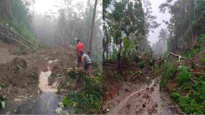 longsor tutup jalan ciamis