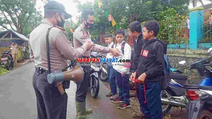 Puluhan Siswa Terjaring Razia Yustisi di Pangandaran