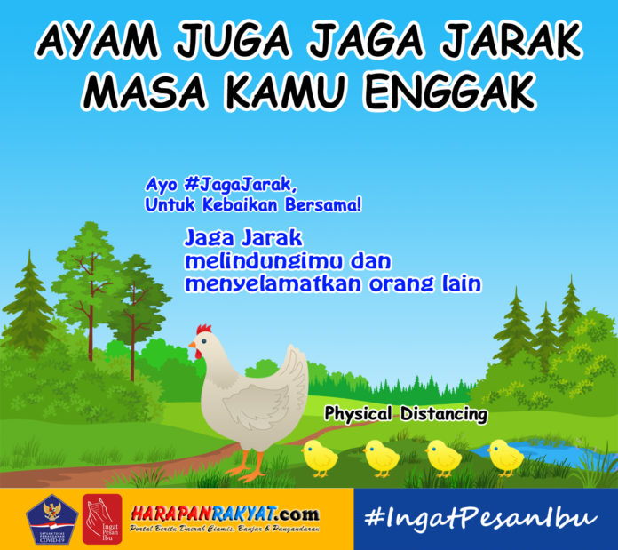 Ayo Jaga Jarak, Jangan Kasih Kendor!