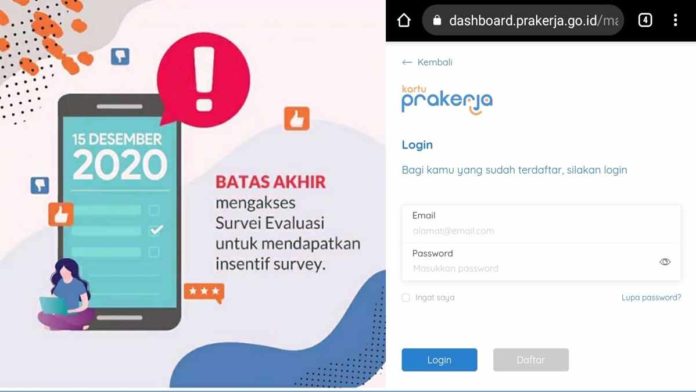 Cara Mengisi Survey Prakerja