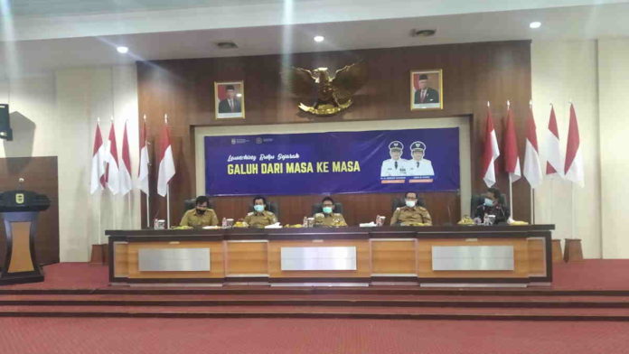 Pemkab Ciamis Launching Buku Sejarah Galuh dari Masa ke Masa