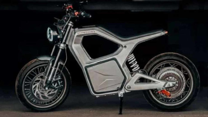 Motor Listrik Sondors Metacycle, Desain Ramping Bahan Alumunium