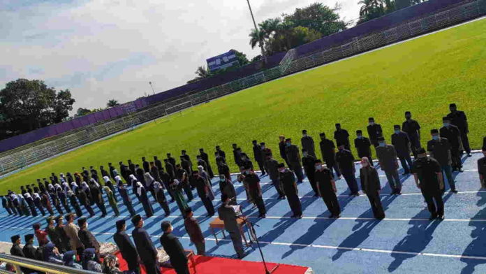 Hindari Kerumunan, Pelantikan Pejabat Ciamis Dilakukan di 3 Tempat