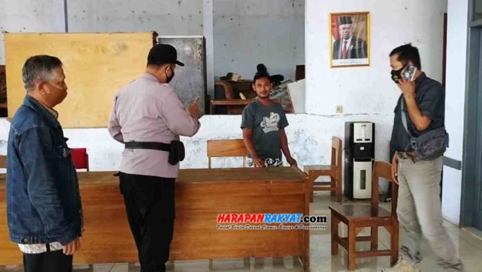 Penerapan PPKM di Pamarican Ciamis, Tim Satgas sisir perkantoran dan rumah makan. Foto: Suherman/HR.