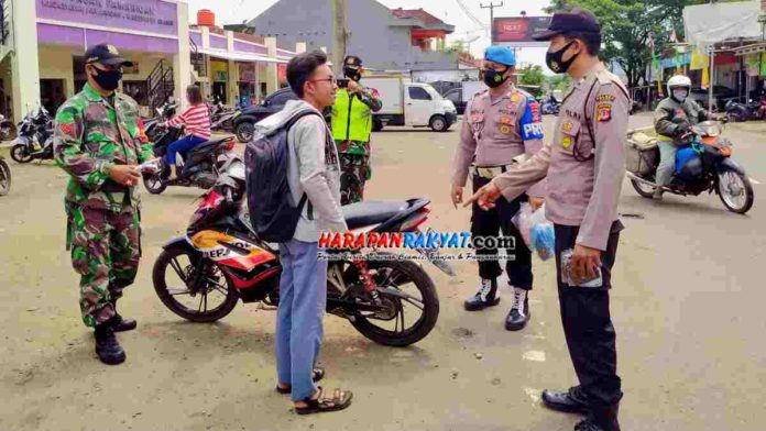 Gencar Operasi Yustisi, Pelanggar Prokes di Pamarican Ciamis Tetap Ada