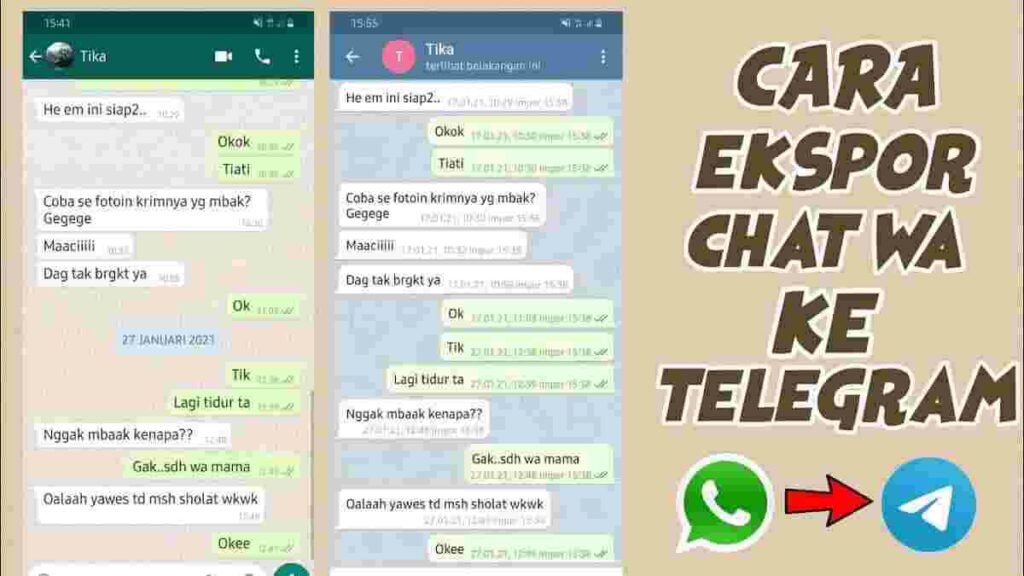 Memindahkan Chat WhatsApp ke Telegram