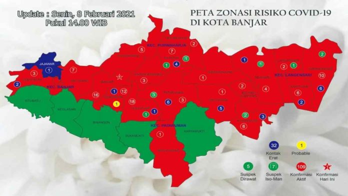 Kesembuhan Covid-19 Kota Banjar