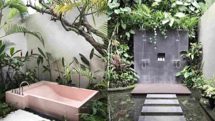 Kamar Mandi Outdoor Modern, Nyaman dan Tidak Membosankan