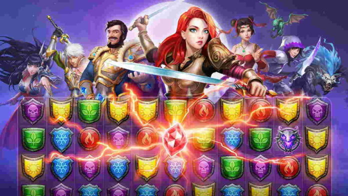 Game Match 3 Modern Puzzle Combat dengan Sistem Pertarungan Lawan