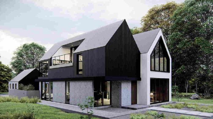 Eksterior Rumah Scandinavian