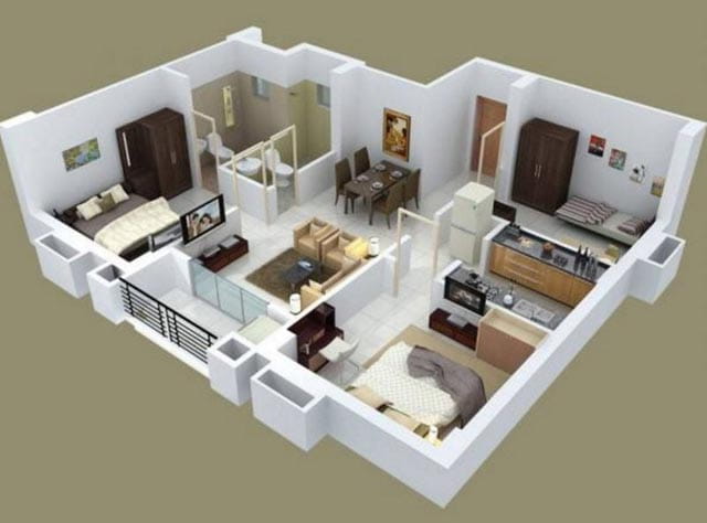 Desain Rumah Minimalis 3 Kamar