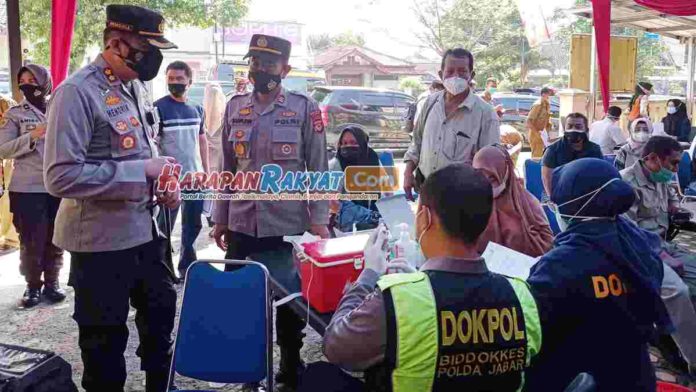 Polres Ciamis Gelar Vaksinasi Massal