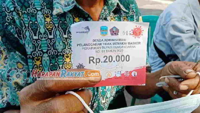 Tak Patuhi Prokes di Pangandaran, Siap-siap Kena Denda Rp 20 Ribu