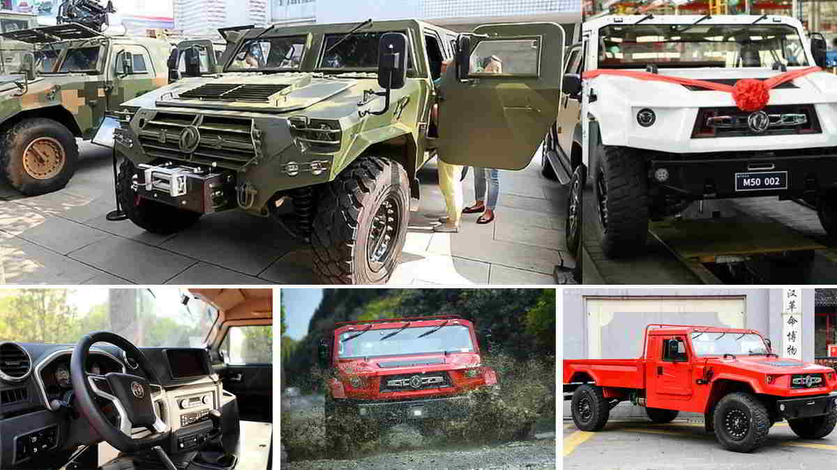 Dongfeng Warrior M50, Si Gahar Mobil Humvee dari China