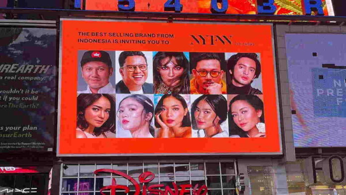 Profil Artis Indonesia Tayang di Billboard Time Square, New York