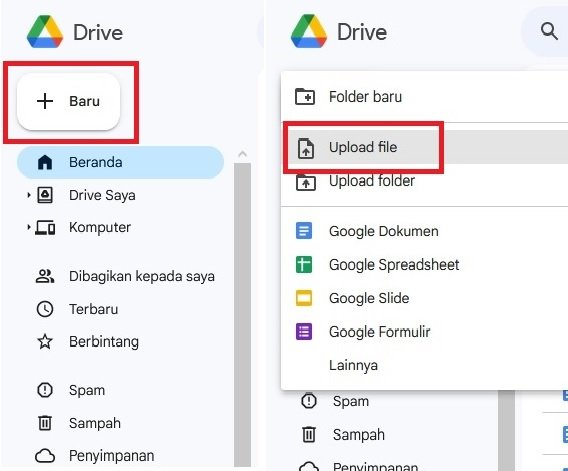 Translate Menggunakan Google Drive