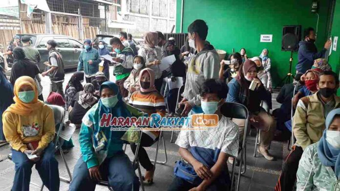 Capaian Vaksinasi Covid-19 Tahap I dan II di Kota Tasikmalaya